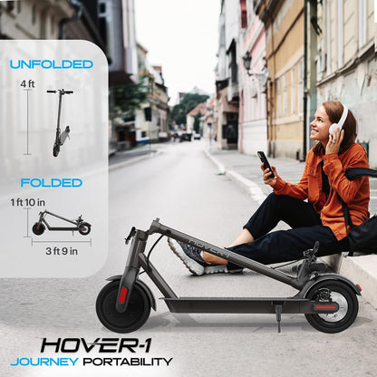 Journey Electric Scooter 14MPH, 16 Mile Range, 5HR Charge, LCD Display, 8.5 Inch High-Grip Tires, 220LB Max Weight, Cert. & Tested - Safe for Kids, Teens, Adults